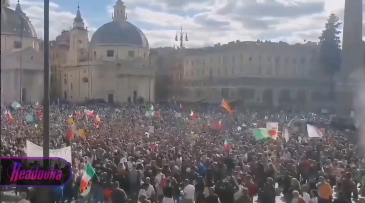 В Италии снова прошли антиправительственные митинги