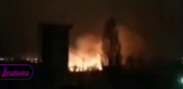 В Белгороде произошел крупный пожар