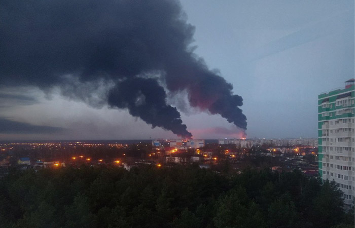Сегодня ночью по Брянску был нанесен удар с помощью украинских беспилотников