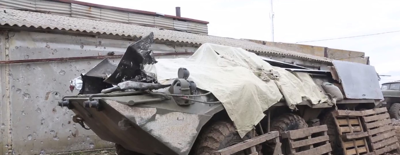 В Харьковской области уничтожена колонна бронетехники украинских военных