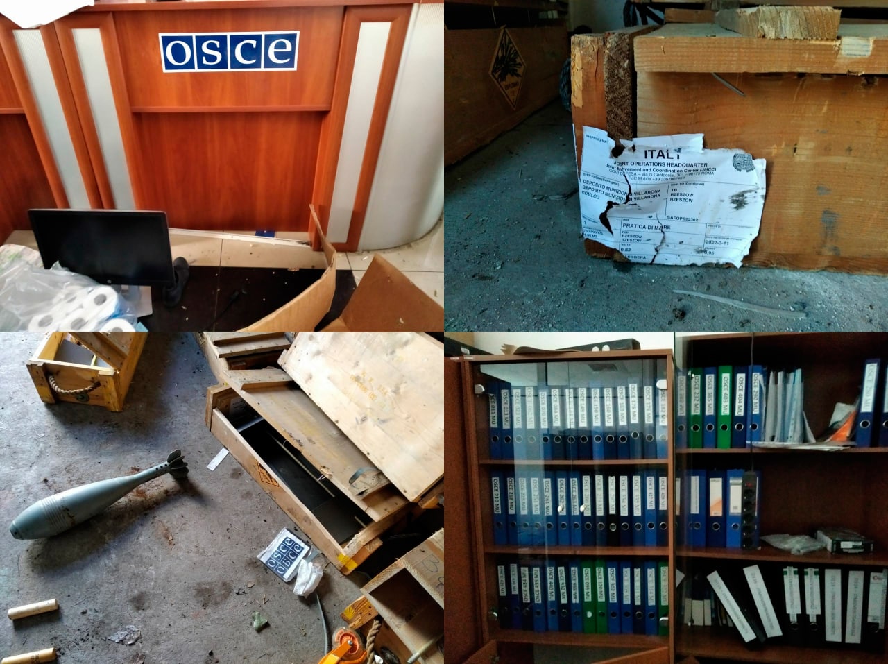 В Мариуполе войска ДНР захватили архив ОБСЕ