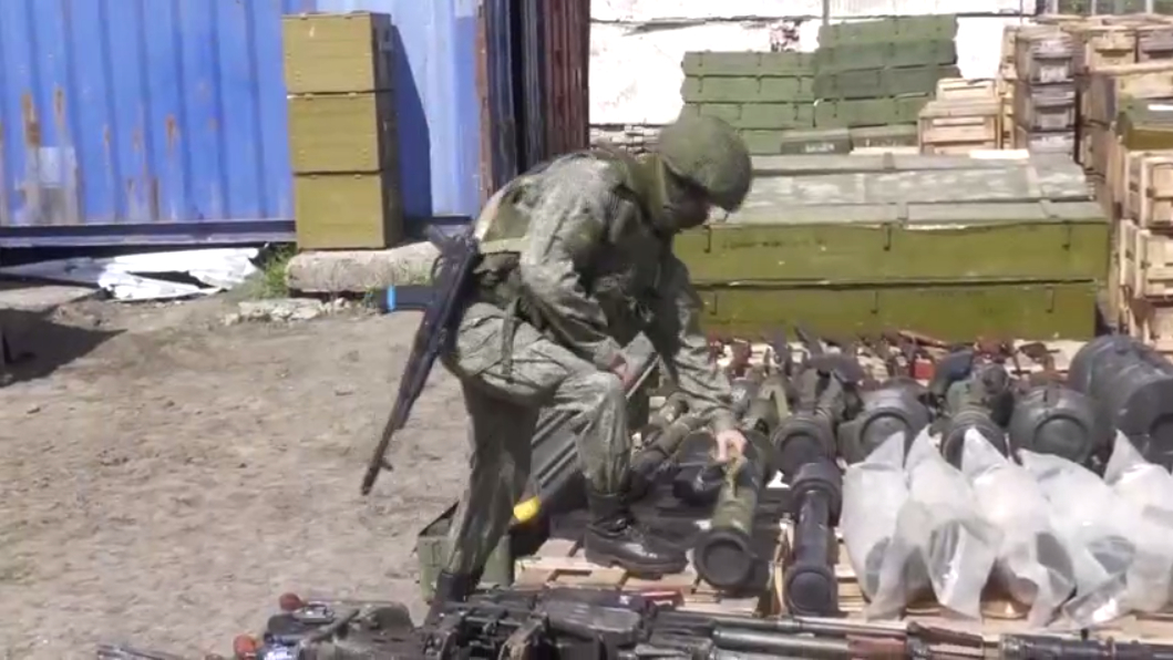 ВС РФ захватили около тысячи единиц вооружения украинских националистов