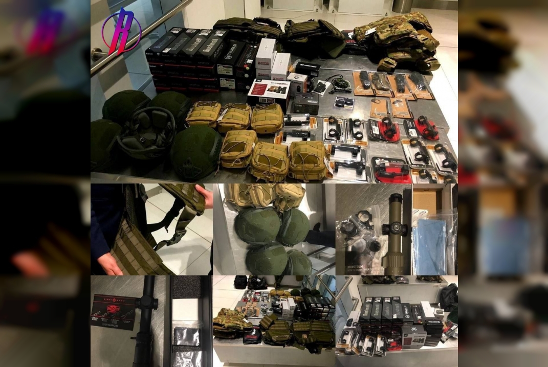 В аэропорту Кишинева задержан украинец, пытавшийся провезти военное оружие и снаряжение