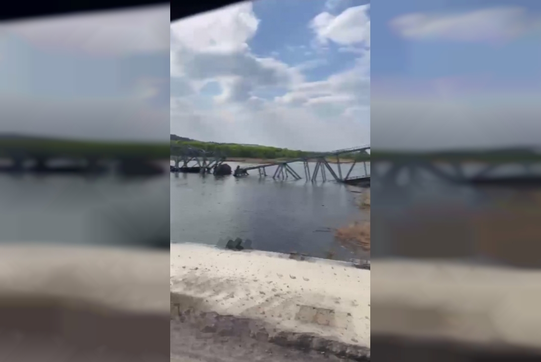 ВСУ взорвали ж/д мост через Северский Донец