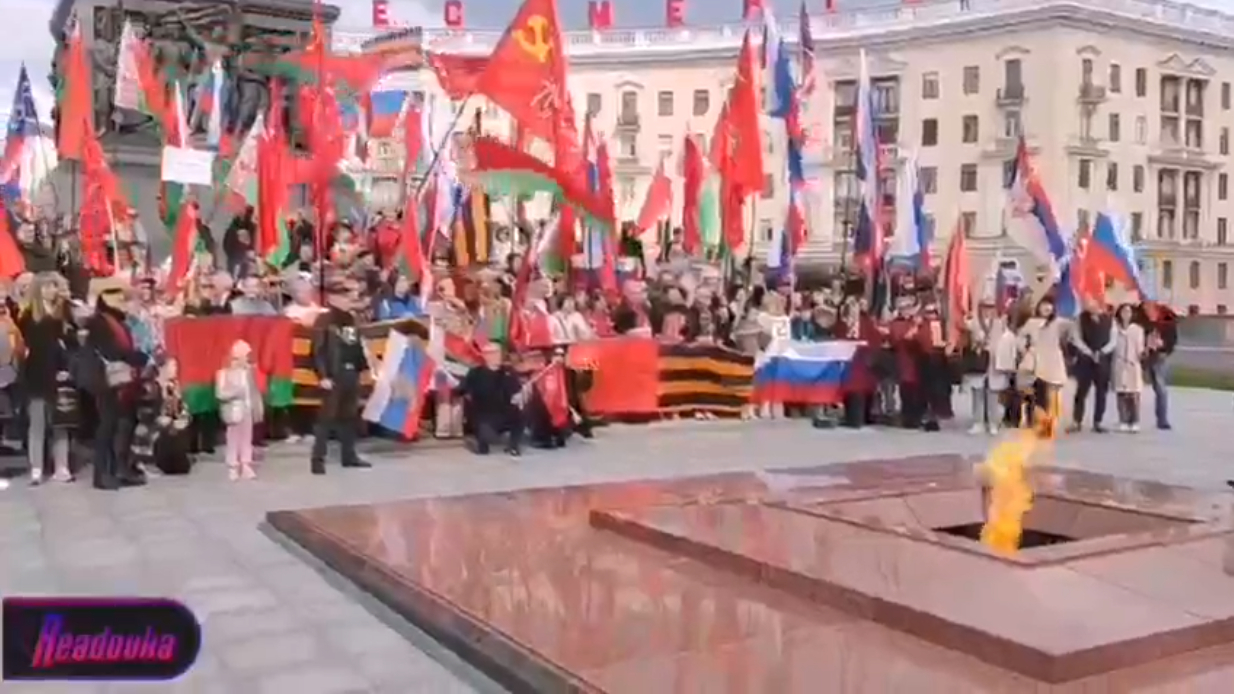 В Минске сотни белорусов устроили митинг в поддержку спецоперации РФ
