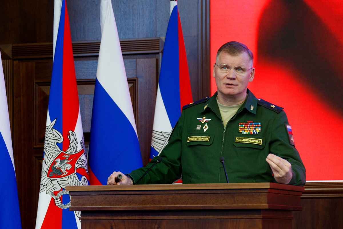 Минобороны РФ провело вечерний брифинг по ситуации на Донбассе