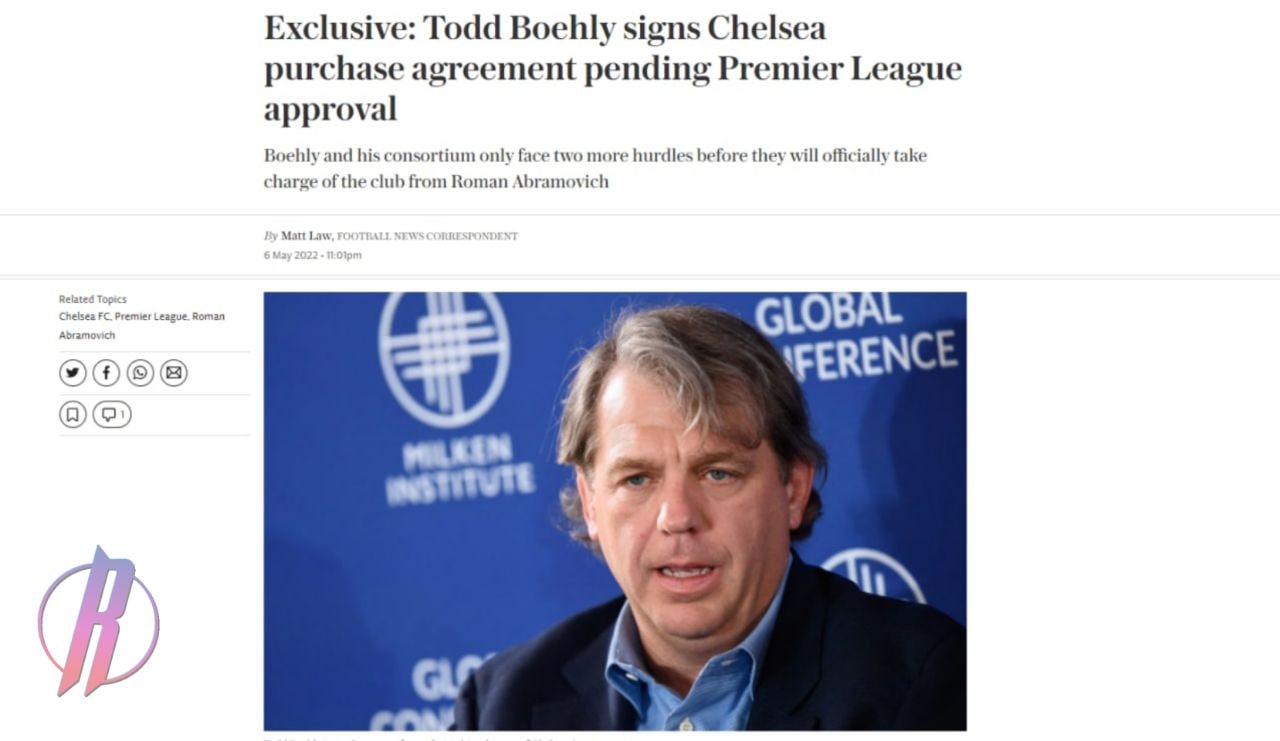 Telegraph: Тодд Боули подписал соглашение с Романом Абрамовичем о покупке футбольного клуба «Челси»