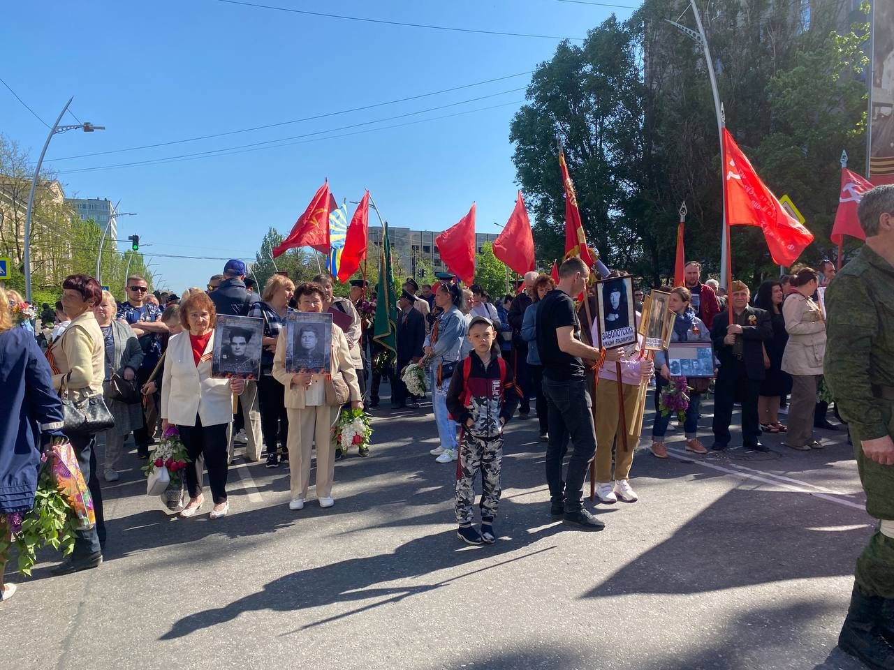 В Мелитополе началось празднование Дня Победы
