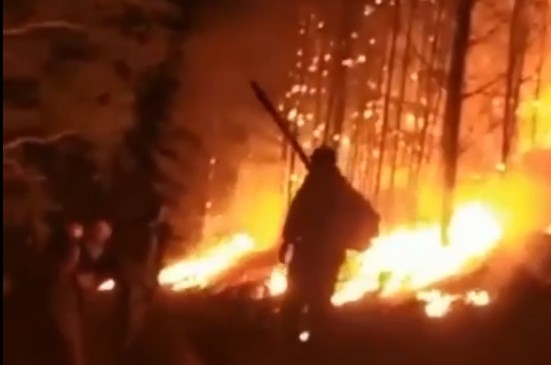 В Красноярском крае продолжают бушевать пожары