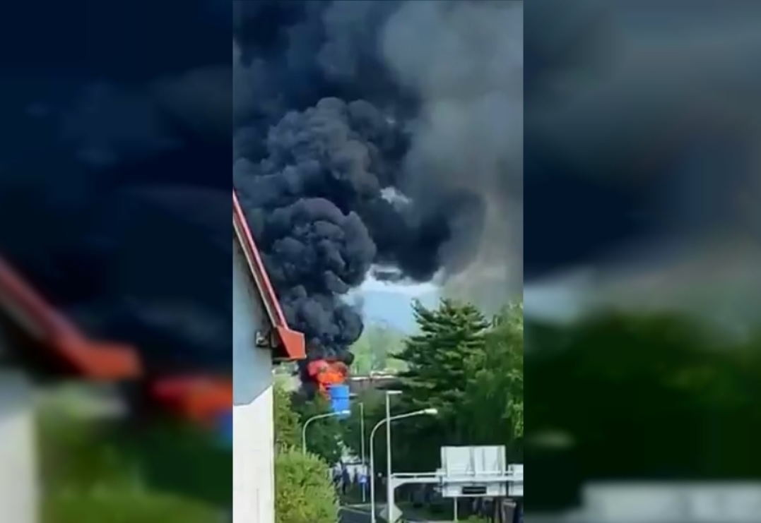 На химическом предприятии Melamin в Словении произошли взрыв и пожар