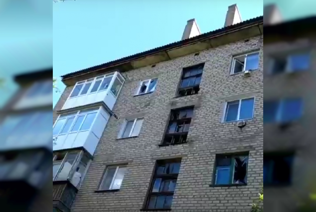 Появились кадры последствия ракетных ударов ВСУ по Ясиноватой