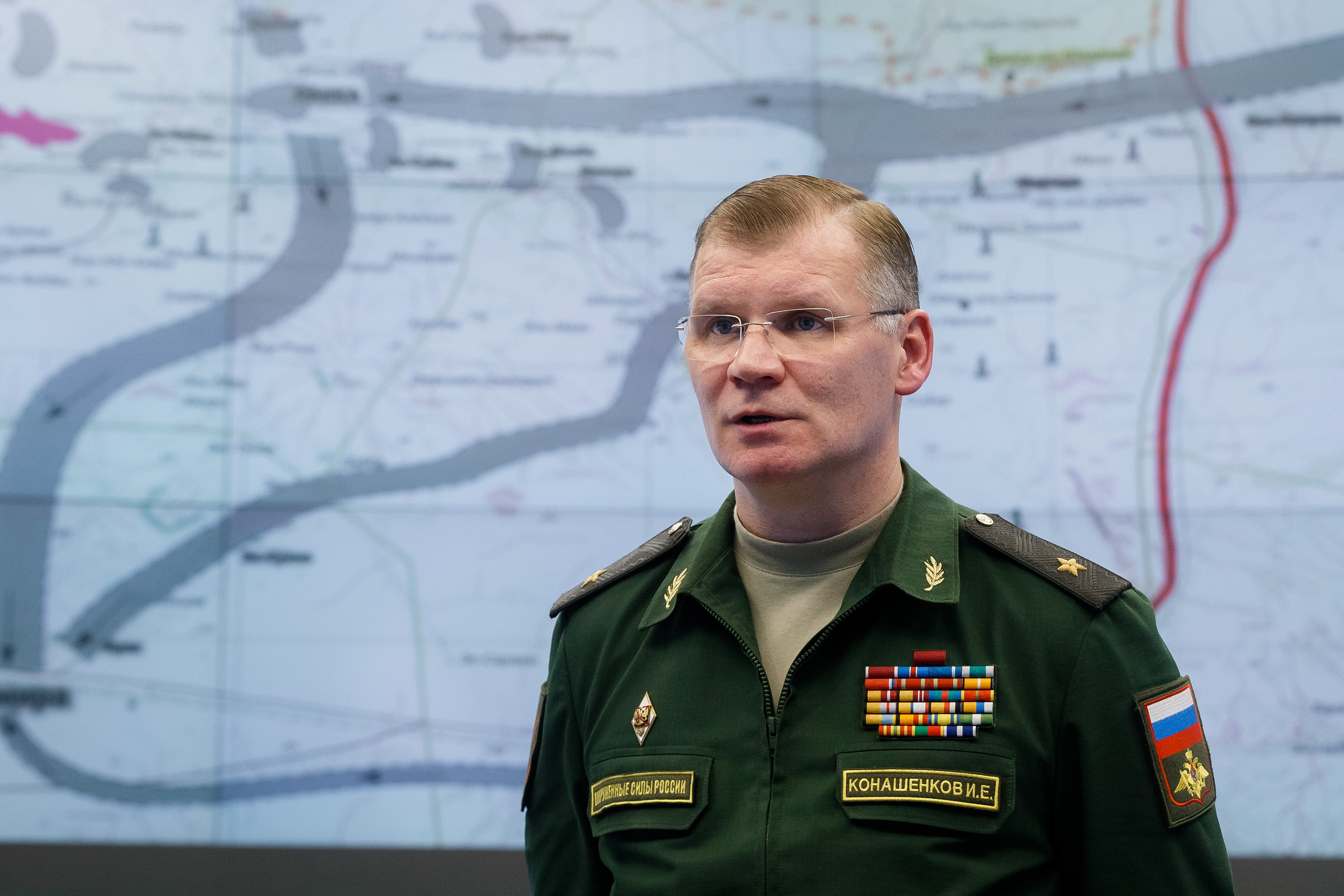 Минобороны РФ провело вечерний брифинг по ситуации на Донбассе