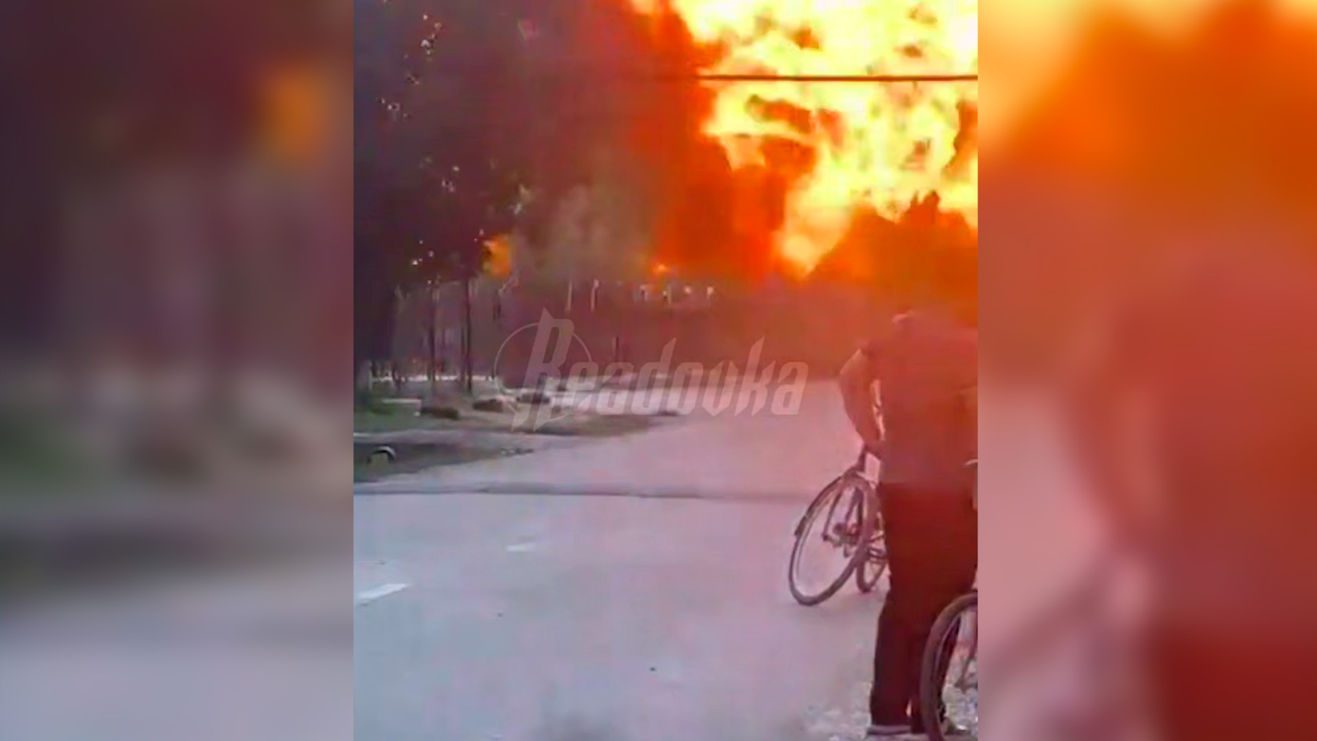 Мощный взрыв произошел на заправке в Дагестане