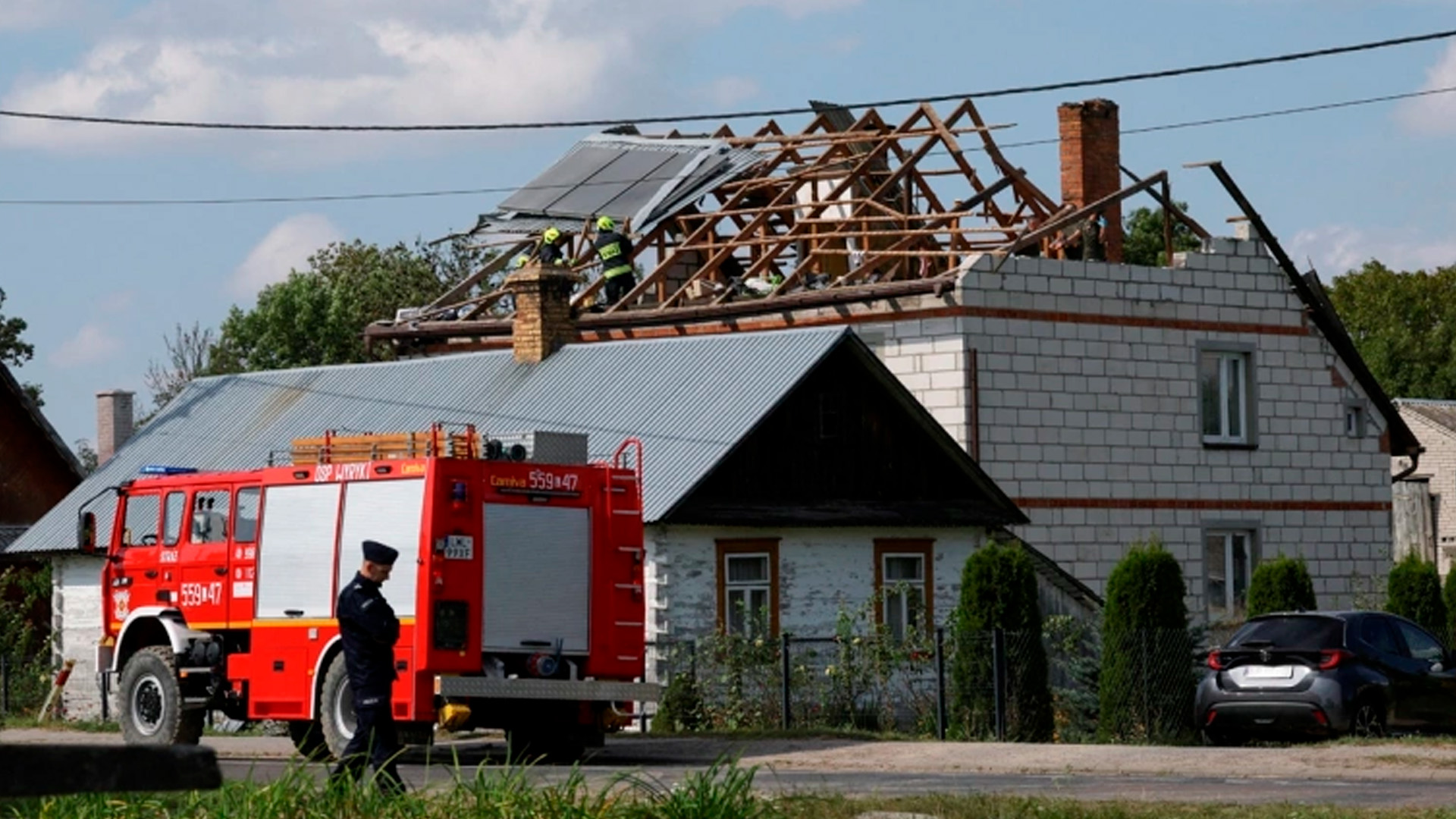На жилой дом в Польше упала ракета, а не российский дрон