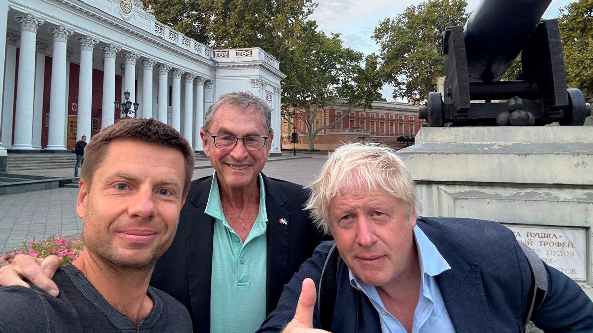 Борис Джонсон прибыл в Одессу