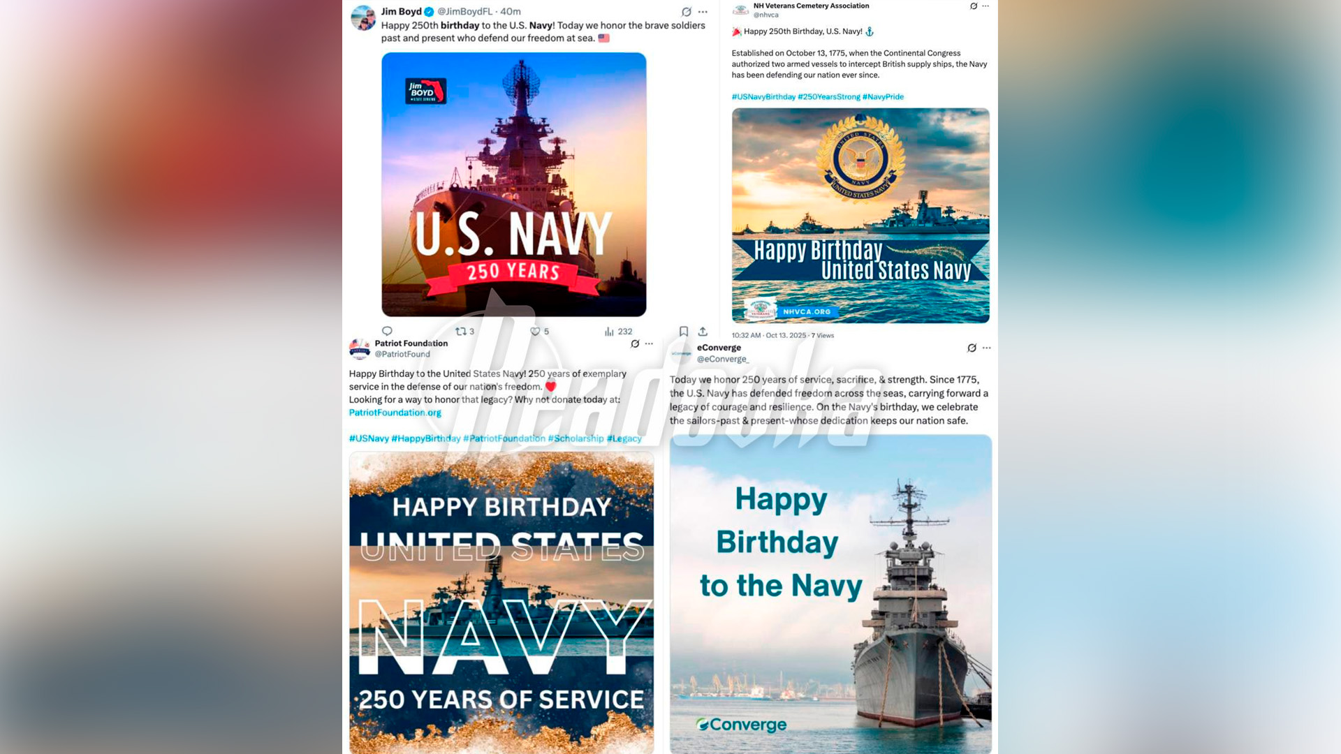 Музей морских котиков поздравил флот США фотографией российского крейсера