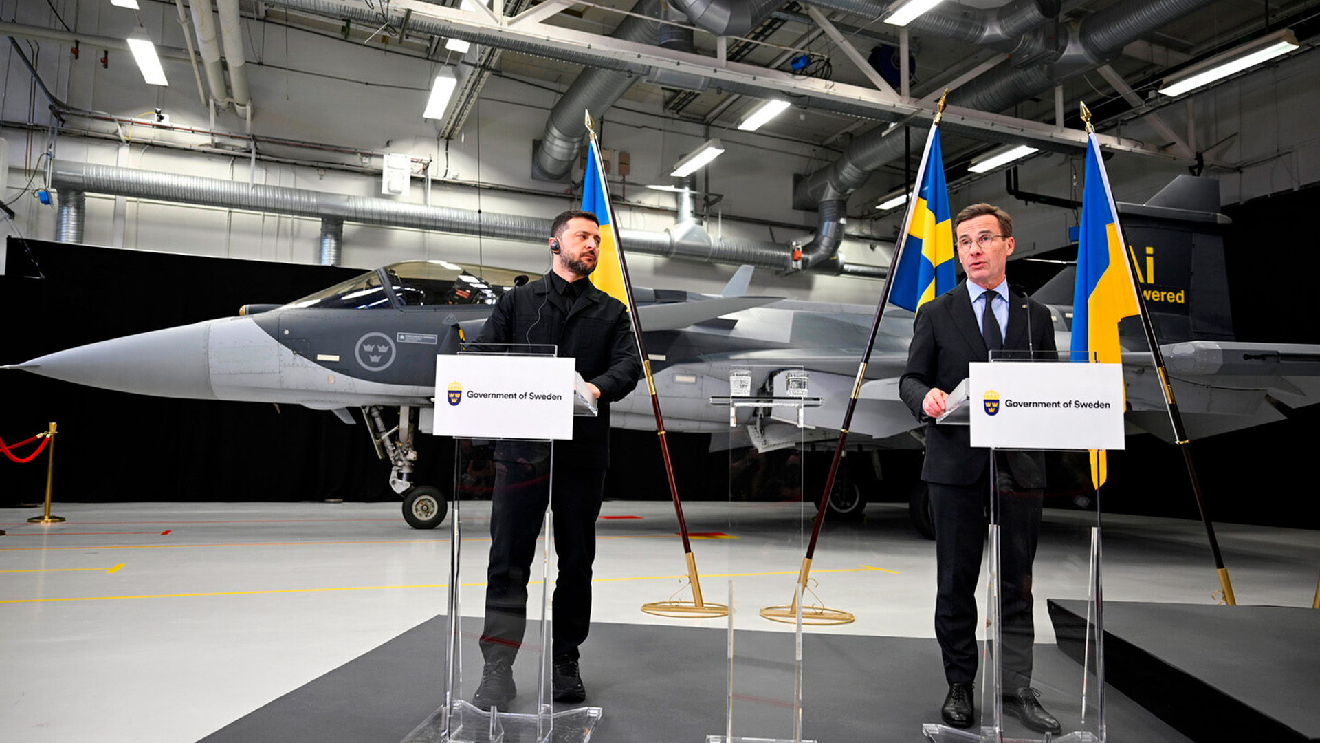 Шведский концерн готов собирать истребители Gripen на Украине
