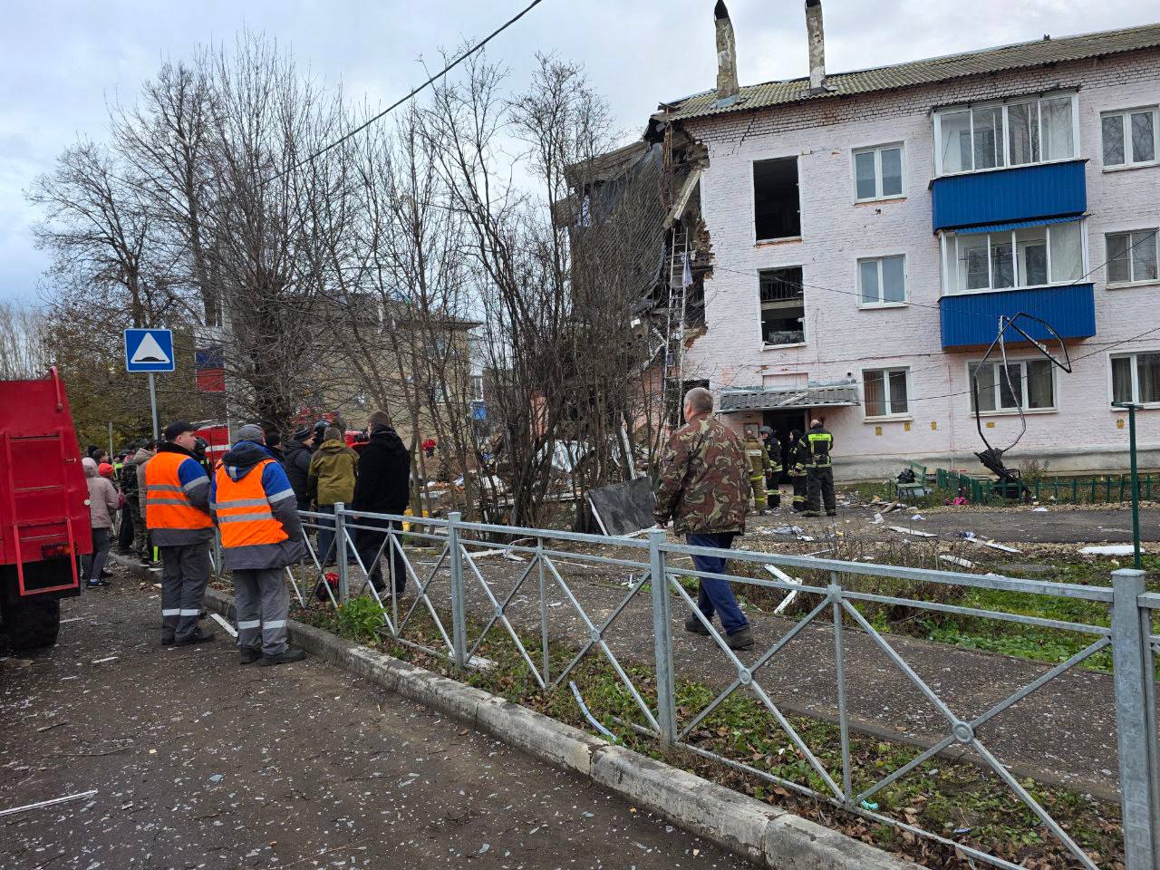 Взрыв бытового газа произошел в многоквартирном доме под Тулой