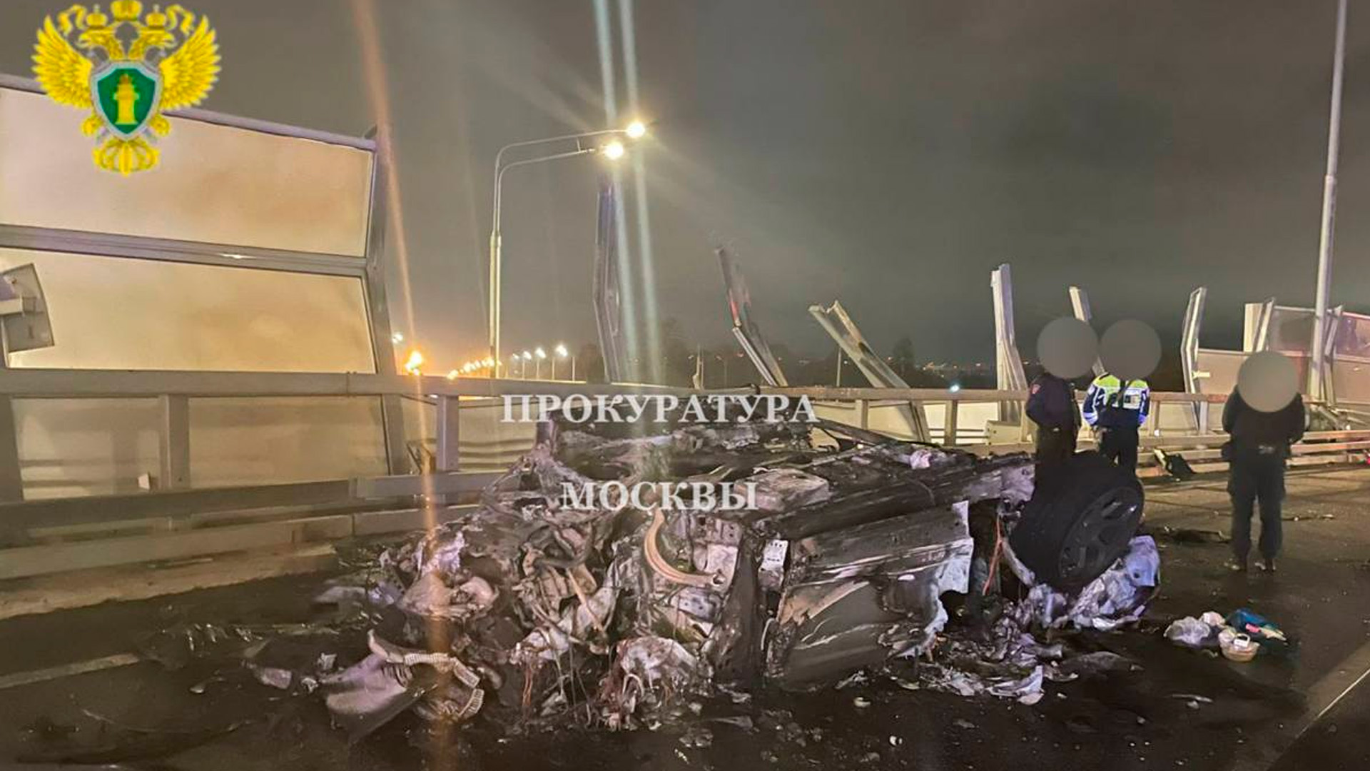 Два человека погибли при аварии на Международном шоссе в Москве