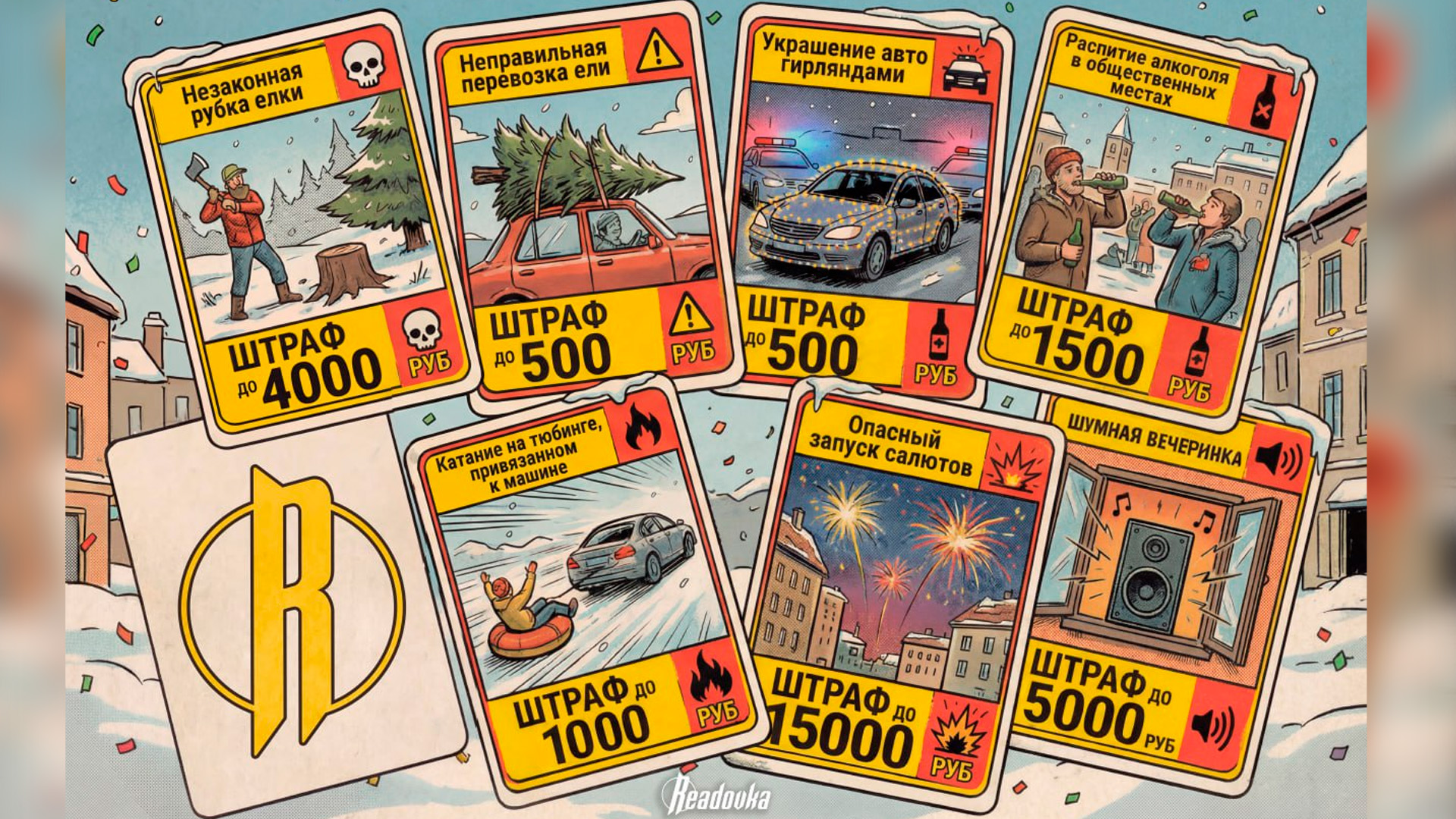 Гид по новогодним штрафам собрала Readovka