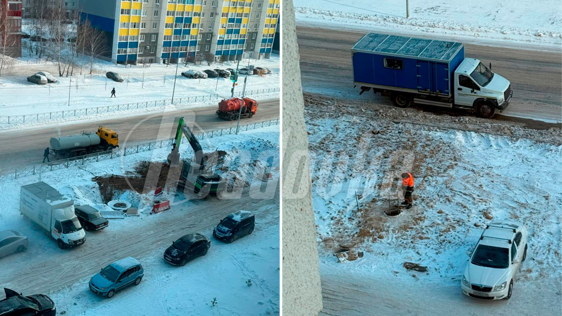 Жители Кургана лишены горячей воды из-за 25-градусных морозов