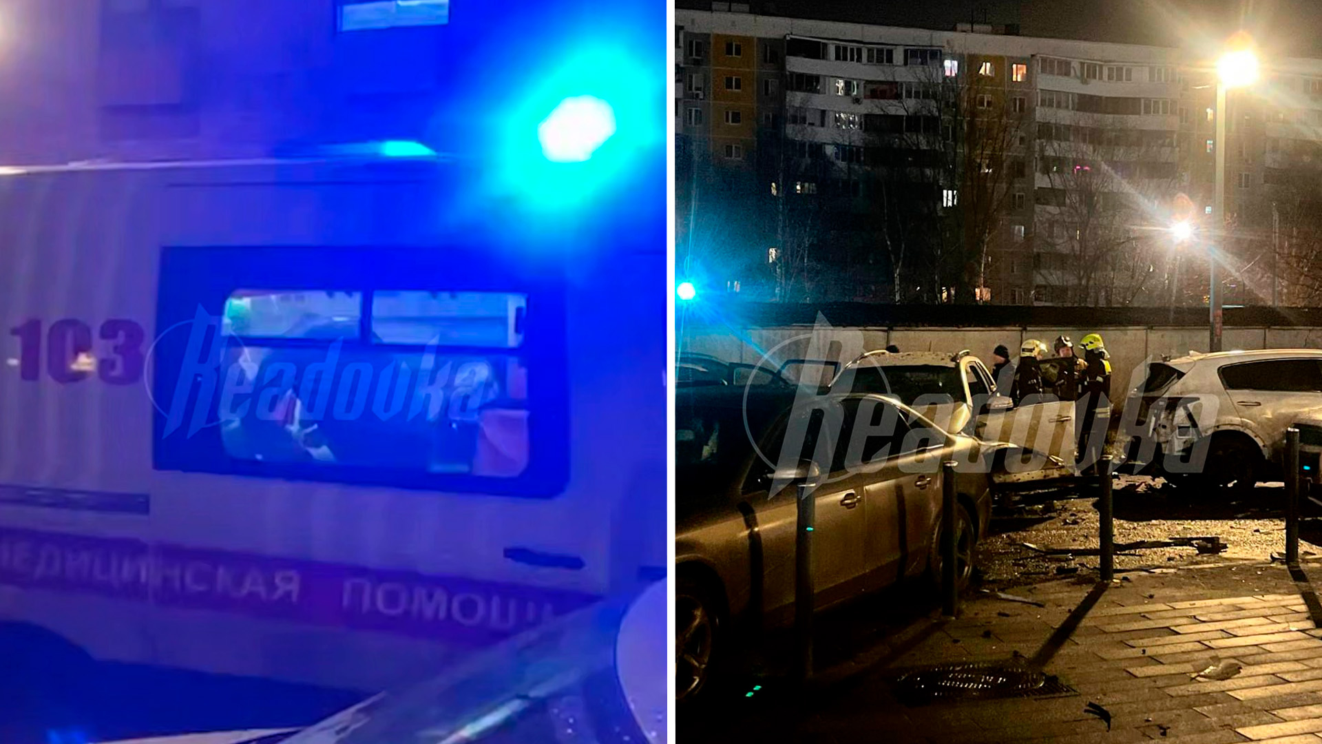 Автомобиль взорвался на юге Москвы