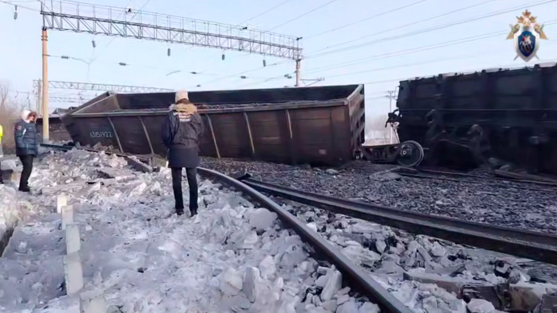 Вагоны с углем сошли с рельсов в Хабаровском крае