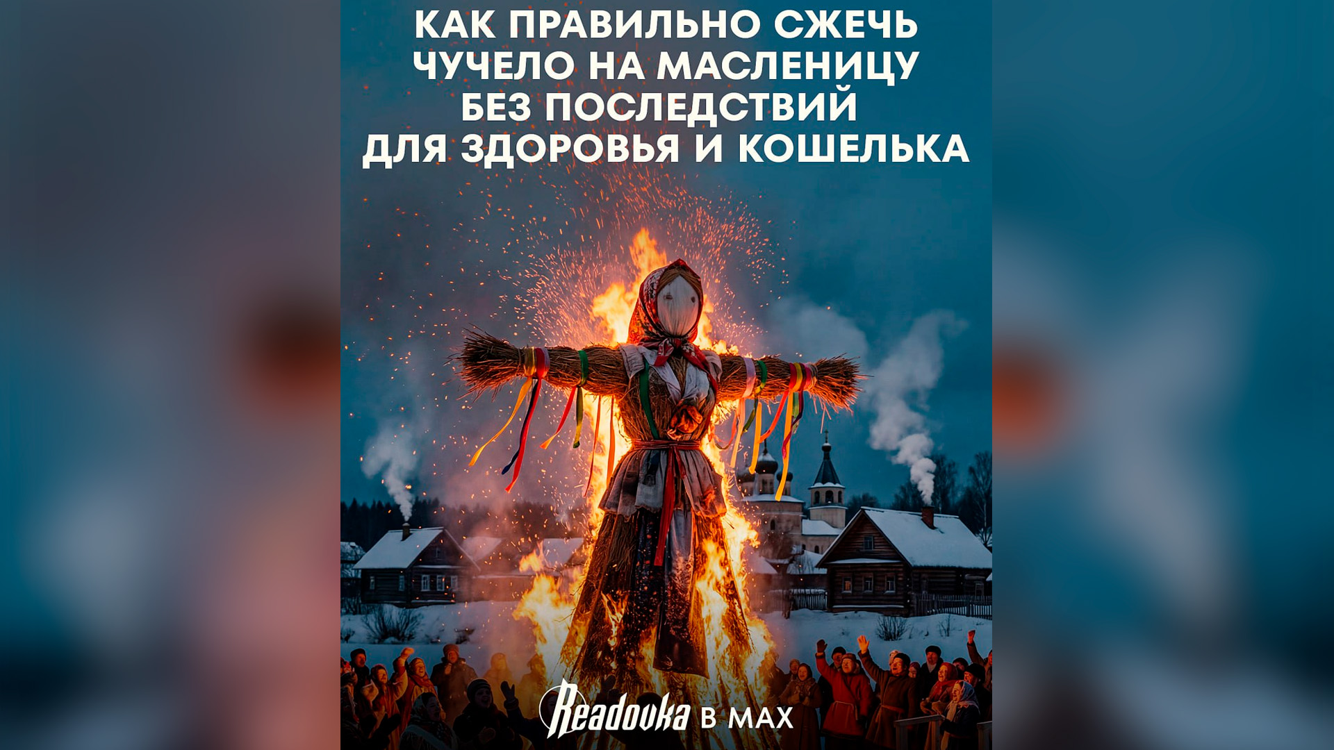 Как правильно сжечь чучело на Масленицу во дворе дома и не получить штраф и «уголовку»