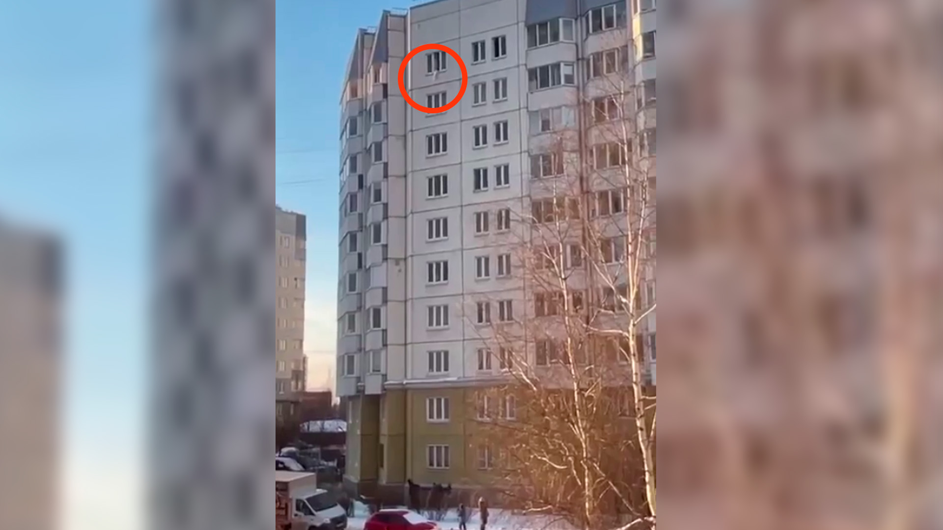 Прохожие поймали двухлетнего ребенка, выпавшего с 10-го этажа в Петербурге