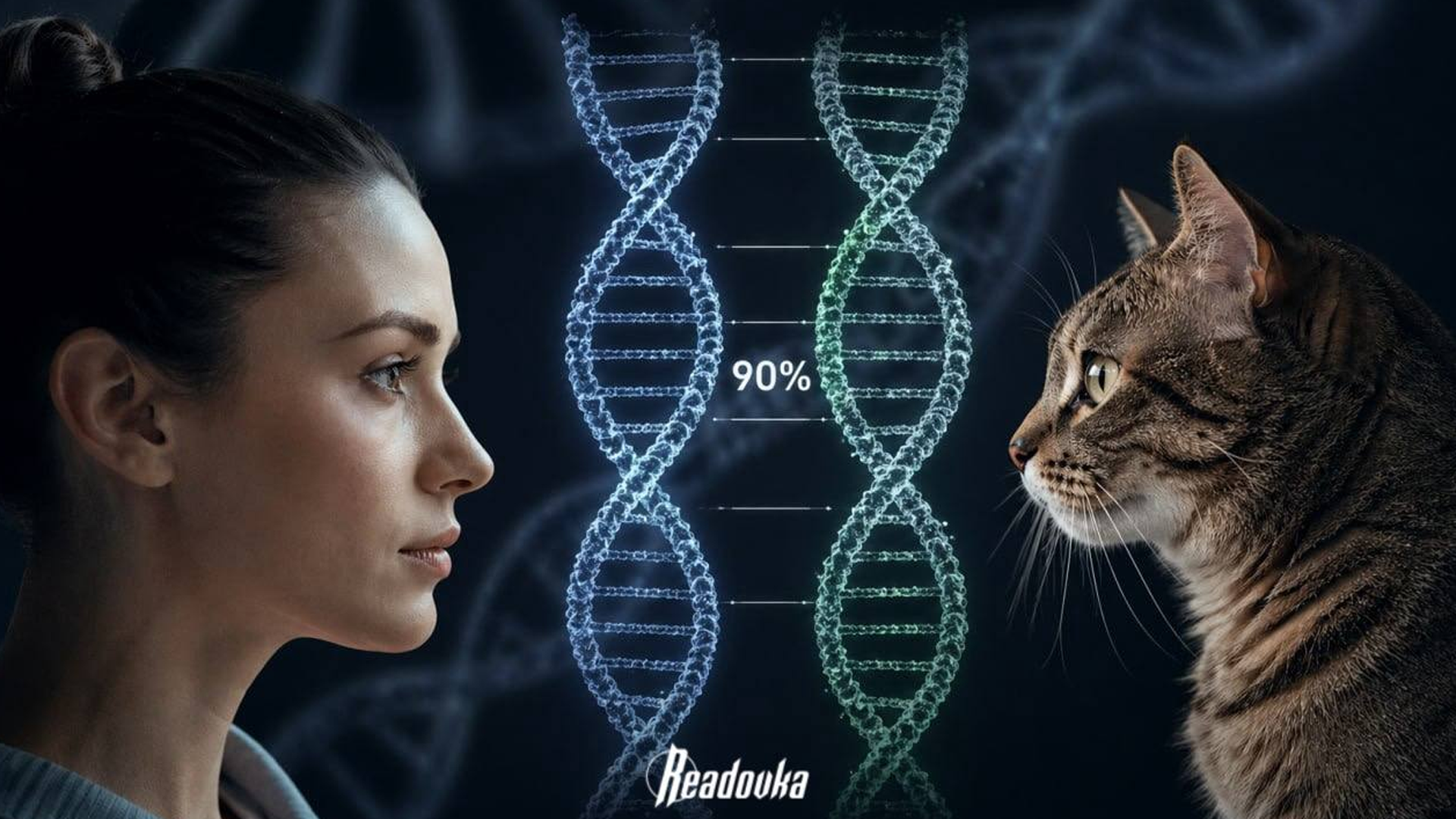 Генетический код человека и кошки совпал на 90%