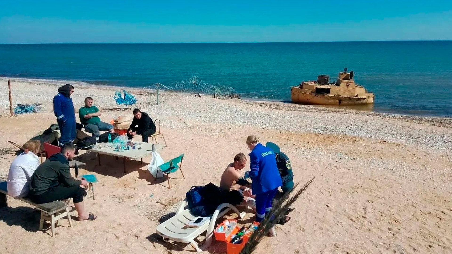 В Азовском море затонул сухогруз