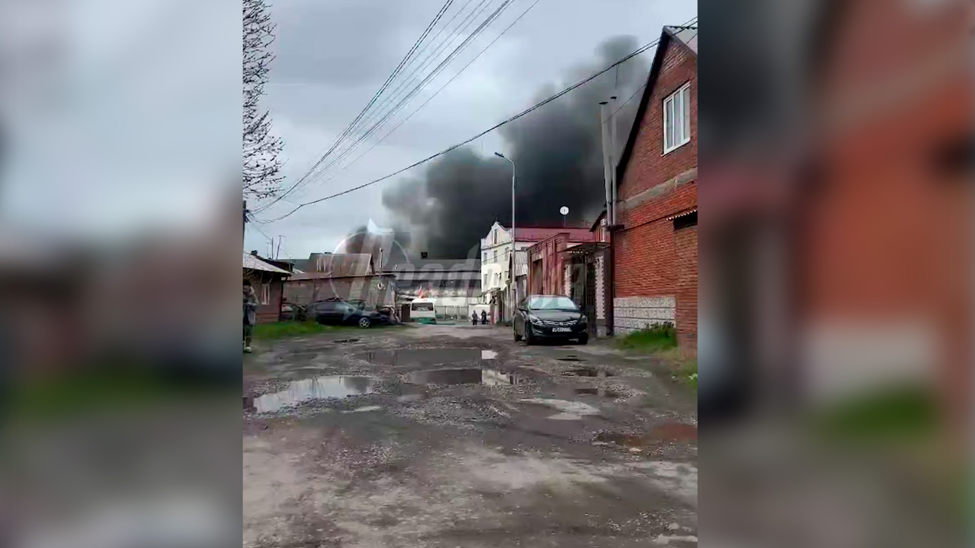 Взрыв произошел на складе пиротехники во Владикавказе
