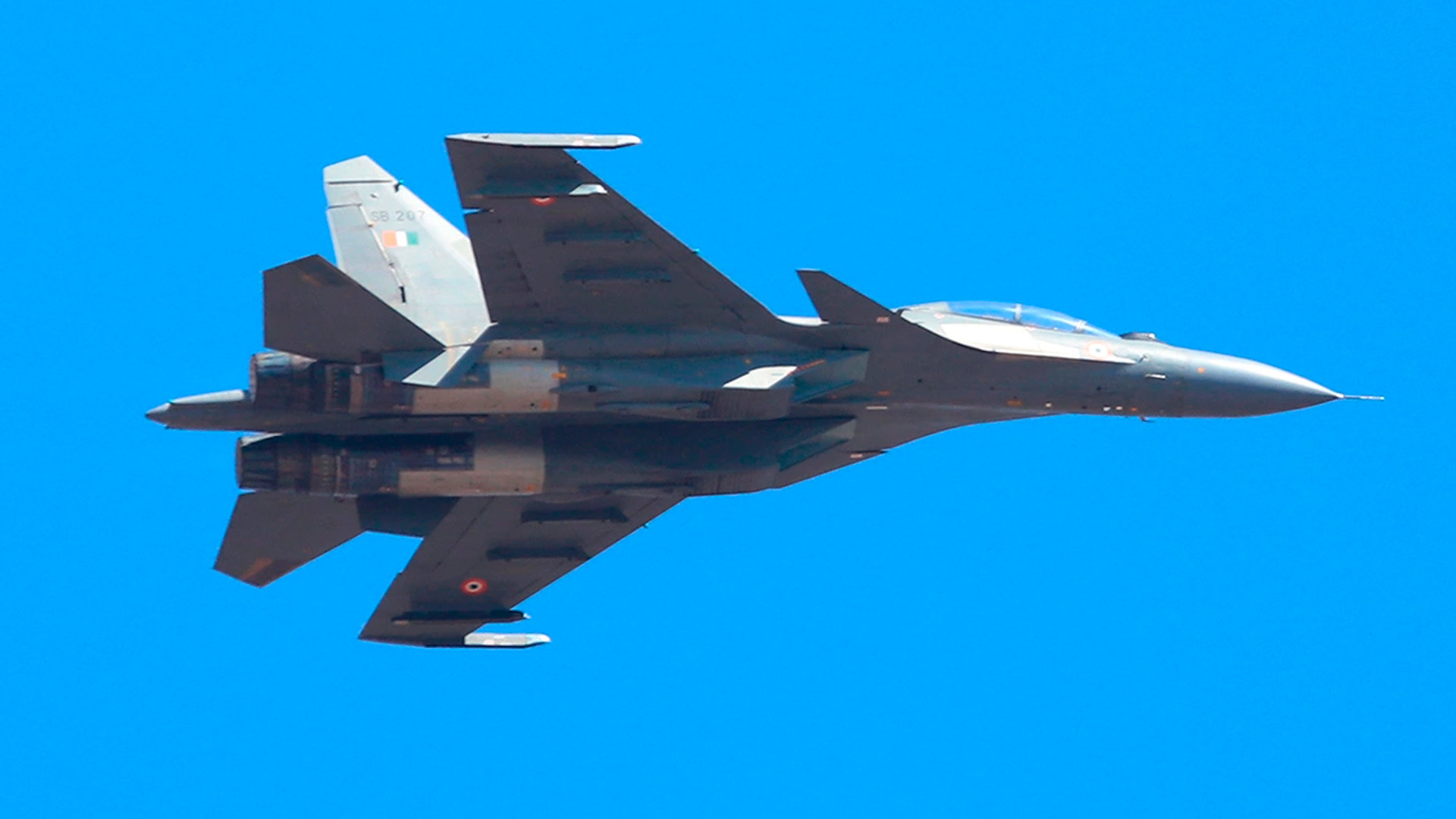 Су-30 разбился в Крыму во время учебного полета