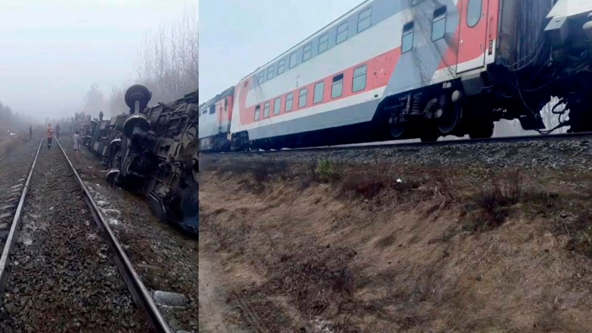 7 вагонов поезда сошли с рельсов в Ульяновской области