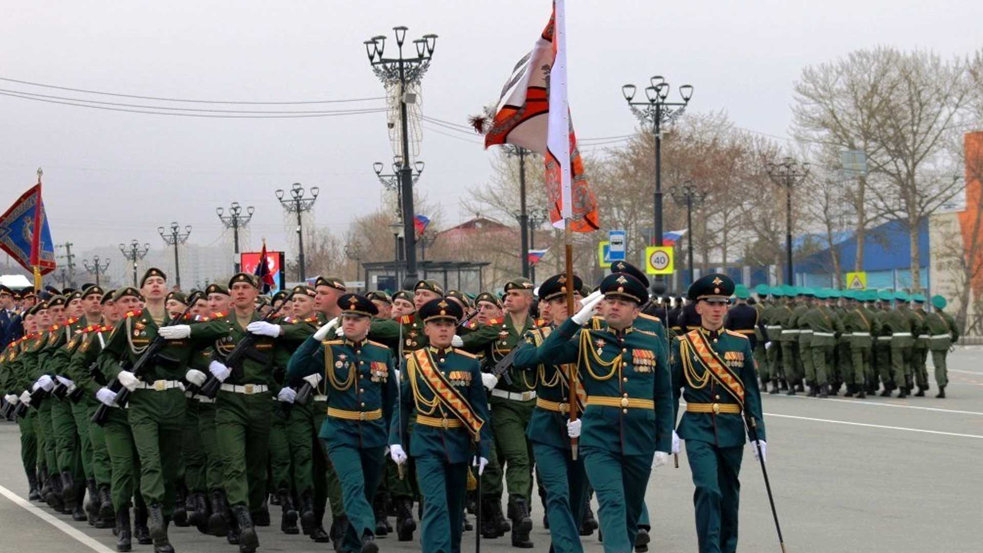 На Дальнем Востоке состоялись парады, посвященные Дню Победы