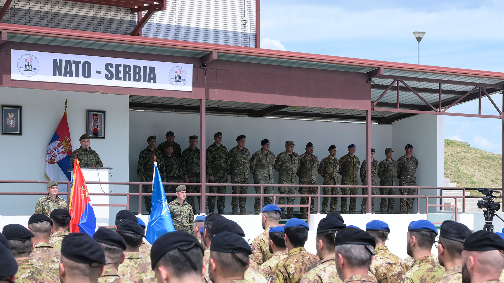 Сербия впервые провела военные учения с НАТО
