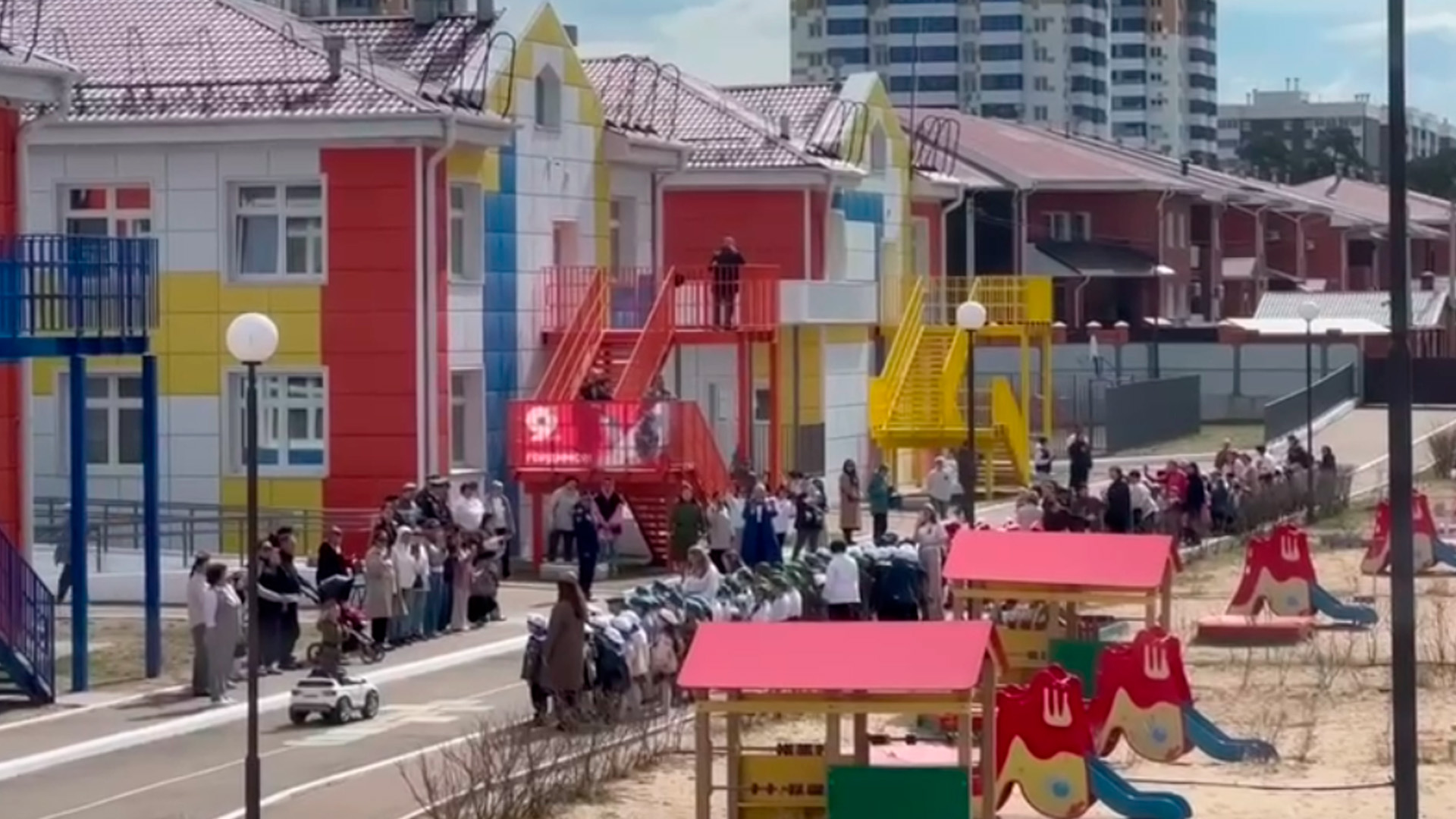 В детском саду Улан-Удэ устроили мини-парад в честь 9 Мая