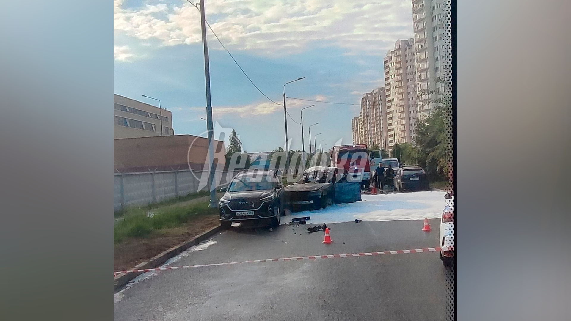 В подмосковной Балашихе при взрыве автомобиля погиб водитель