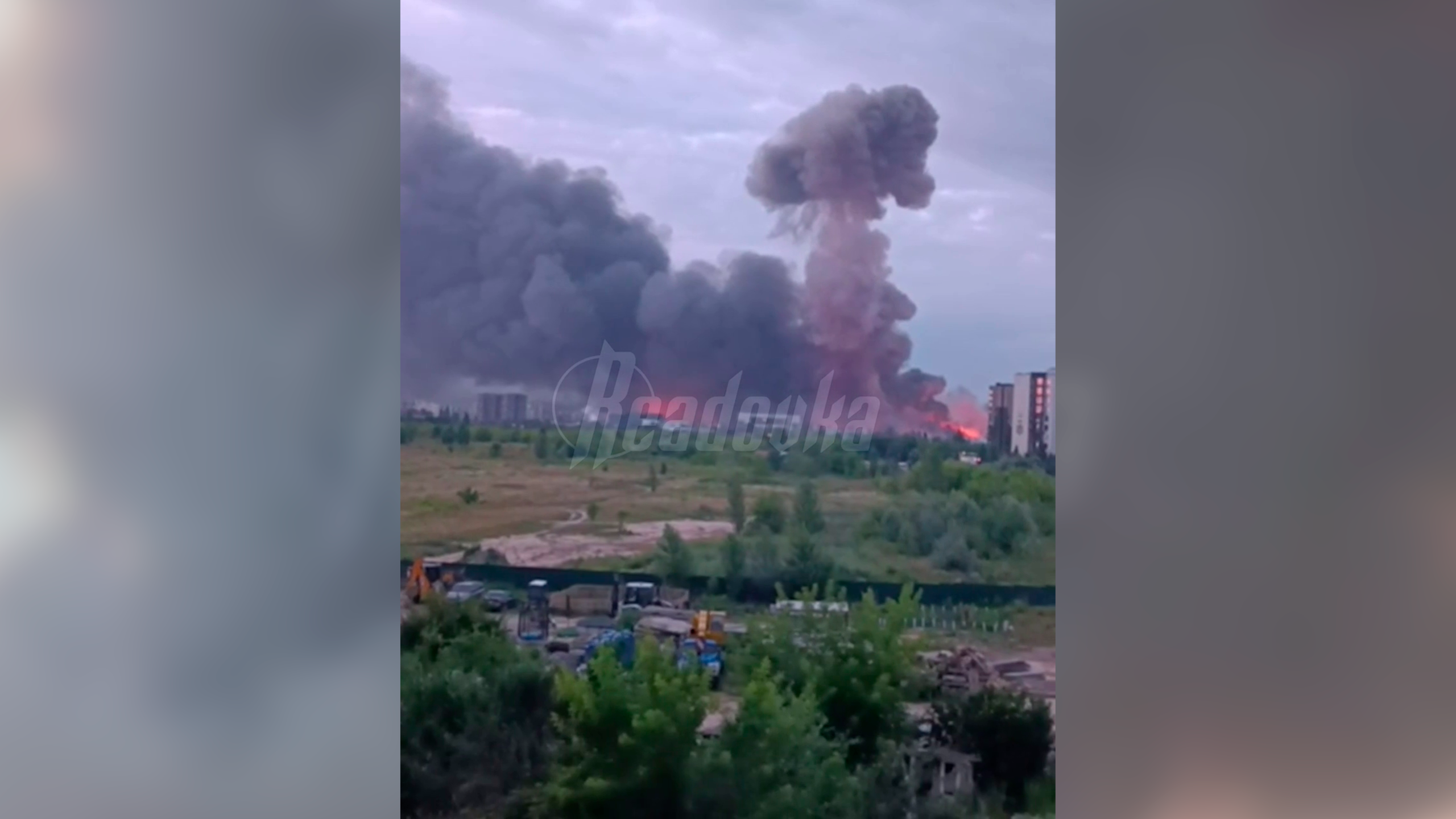 Детонация боеприпасов в Киеве продолжается до сих пор после ночных ударов по военным объектам
