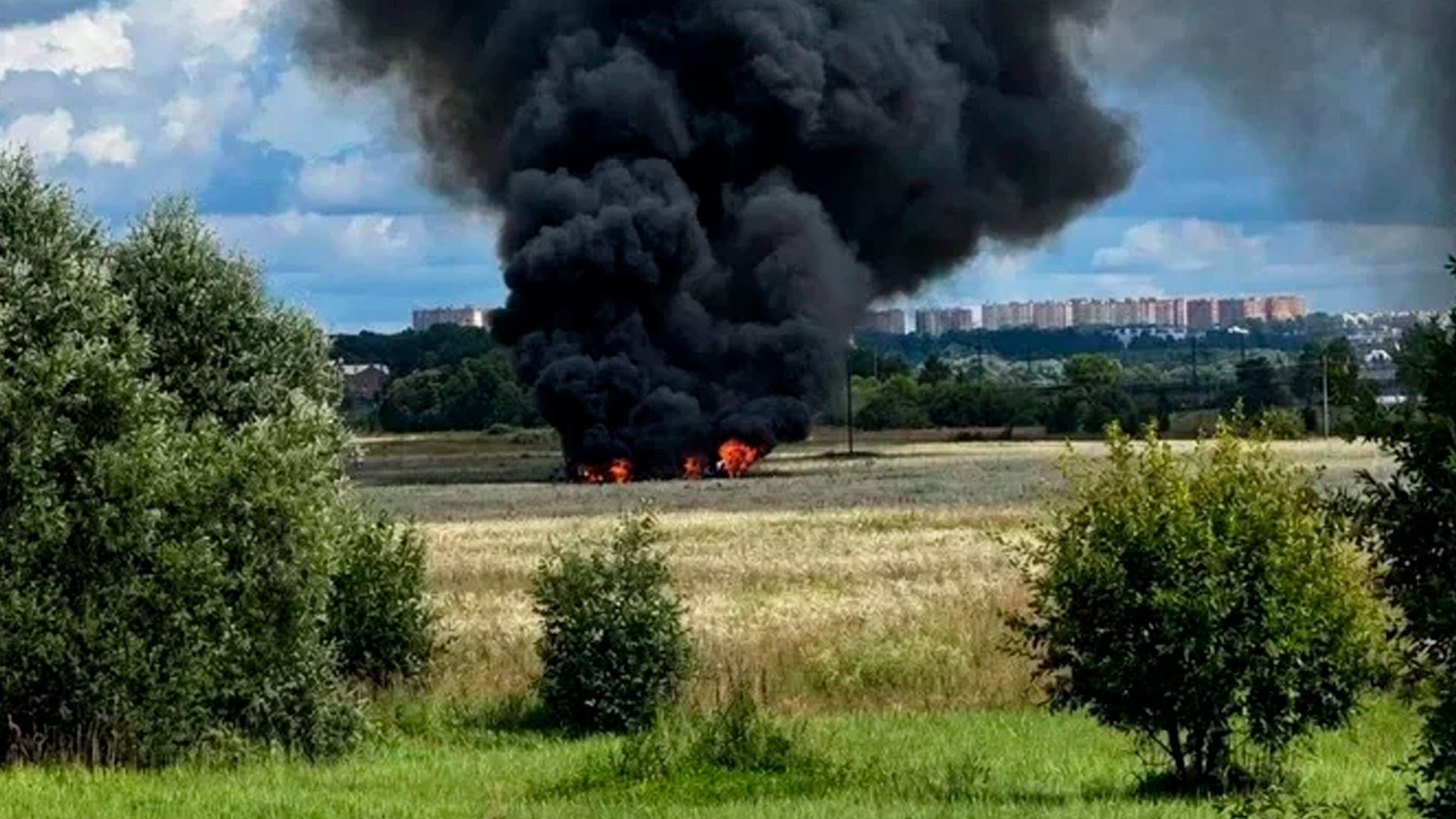 Появились подробности крушения самолета в Подмосковье