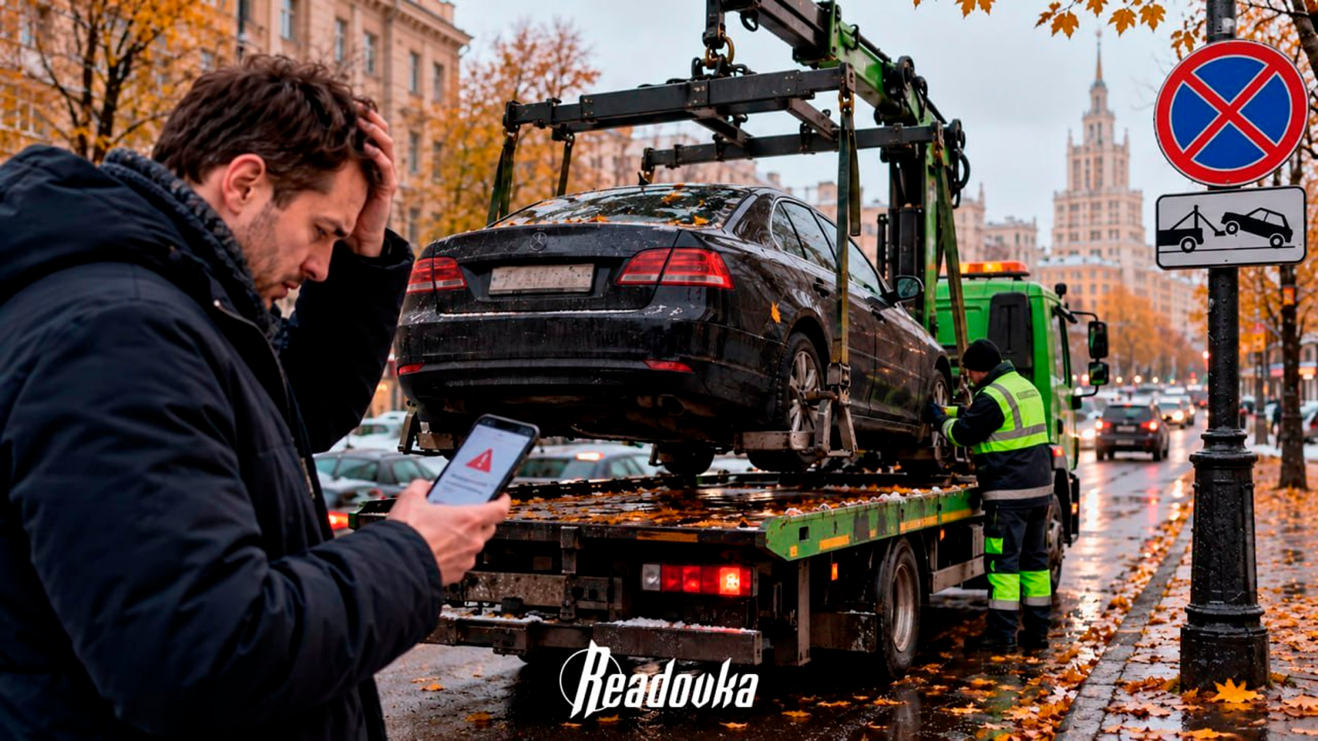 Минтранс сообщил, что россиян хотят предупреждать об эвакуации автомобилей